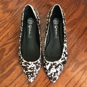 Jeffrey Campbell Pony Hair Chain Detail Flats, 36